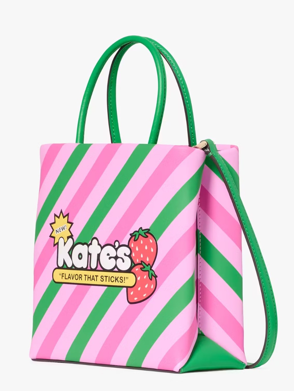 $329 Kate Spade ♠️ Bubble Gum Mini Tote Crossbody Leather NWT Novelty Designer - Picture 3 of 9